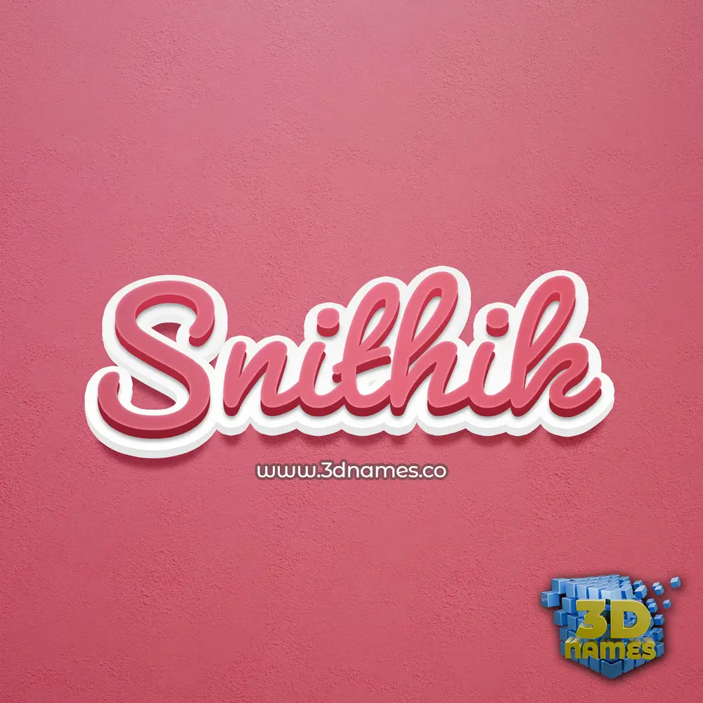 snithik in Red Scribble style - 3D name wallpaper snithik in Red Scribble style - 3D name wallpaper