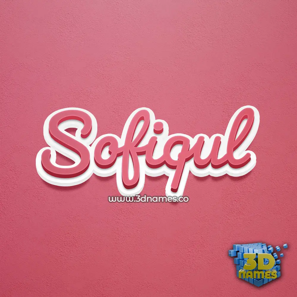 sofiqul in Red Scribble style - 3D name wallpaper sofiqul in Red Scribble style - 3D name wallpaper