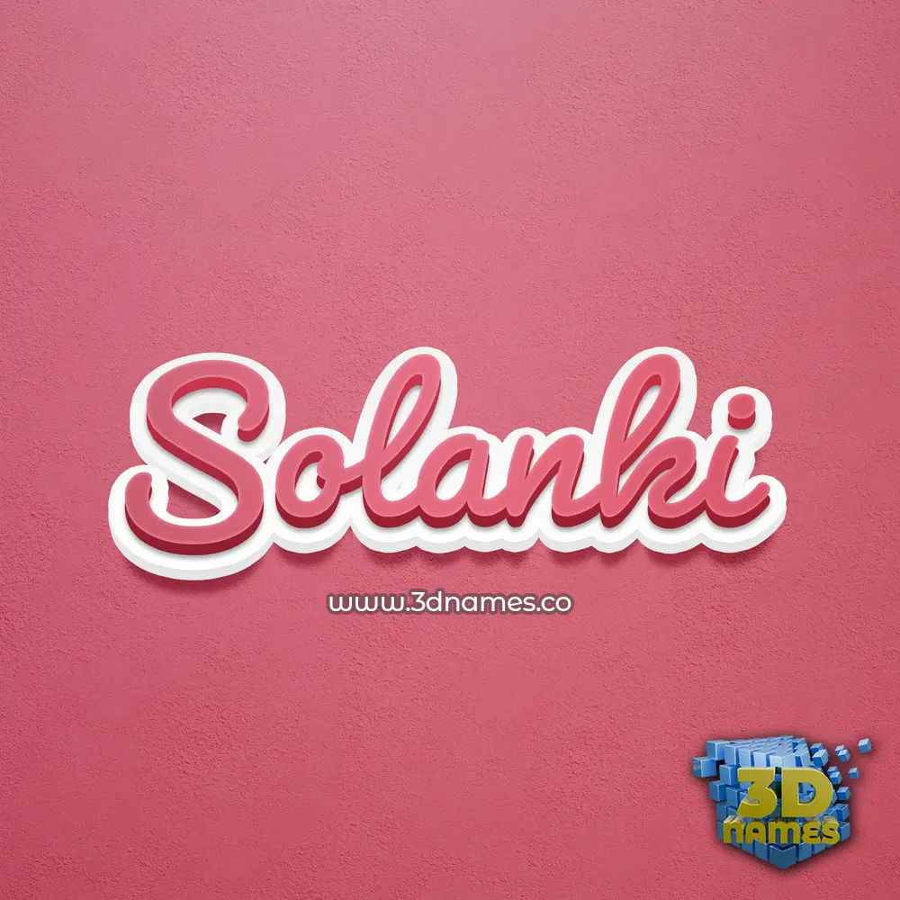 solanki in Red Scribble style - 3D name wallpaper solanki in Red Scribble style - 3D name wallpaper