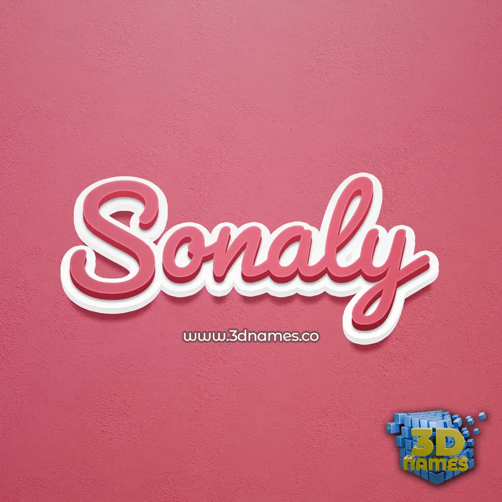 sonaly in Red Scribble style - 3D name wallpaper sonaly in Red Scribble style - 3D name wallpaper