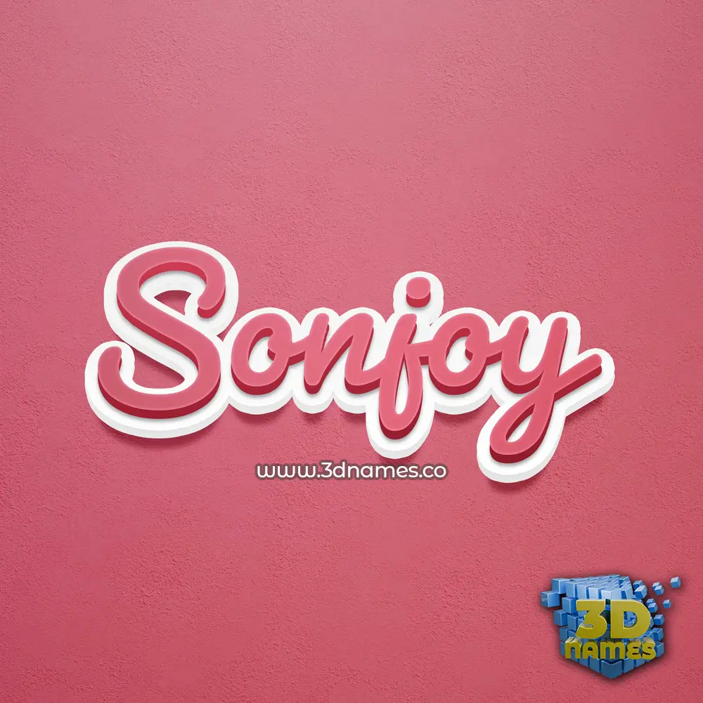 sonjoy in Red Scribble style - 3D name wallpaper sonjoy in Red Scribble style - 3D name wallpaper