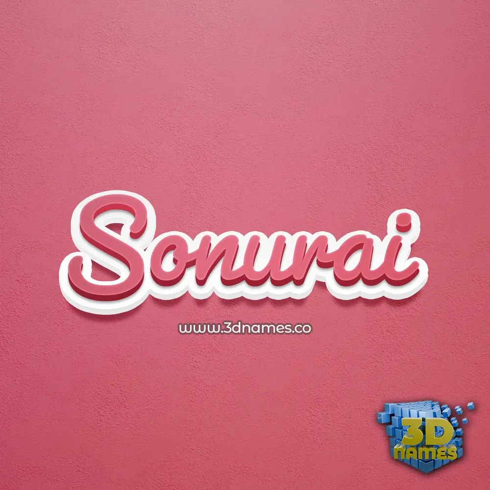 sonurai in Red Scribble style - 3D name wallpaper sonurai in Red Scribble style - 3D name wallpaper