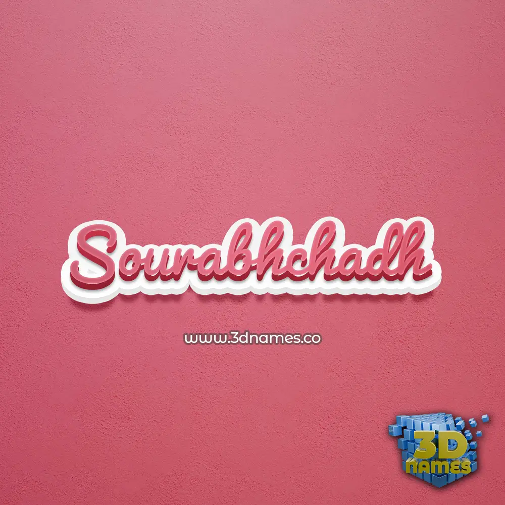 sourabhchadh in Red Scribble style - 3D name wallpaper sourabhchadh in Red Scribble style - 3D name wallpaper