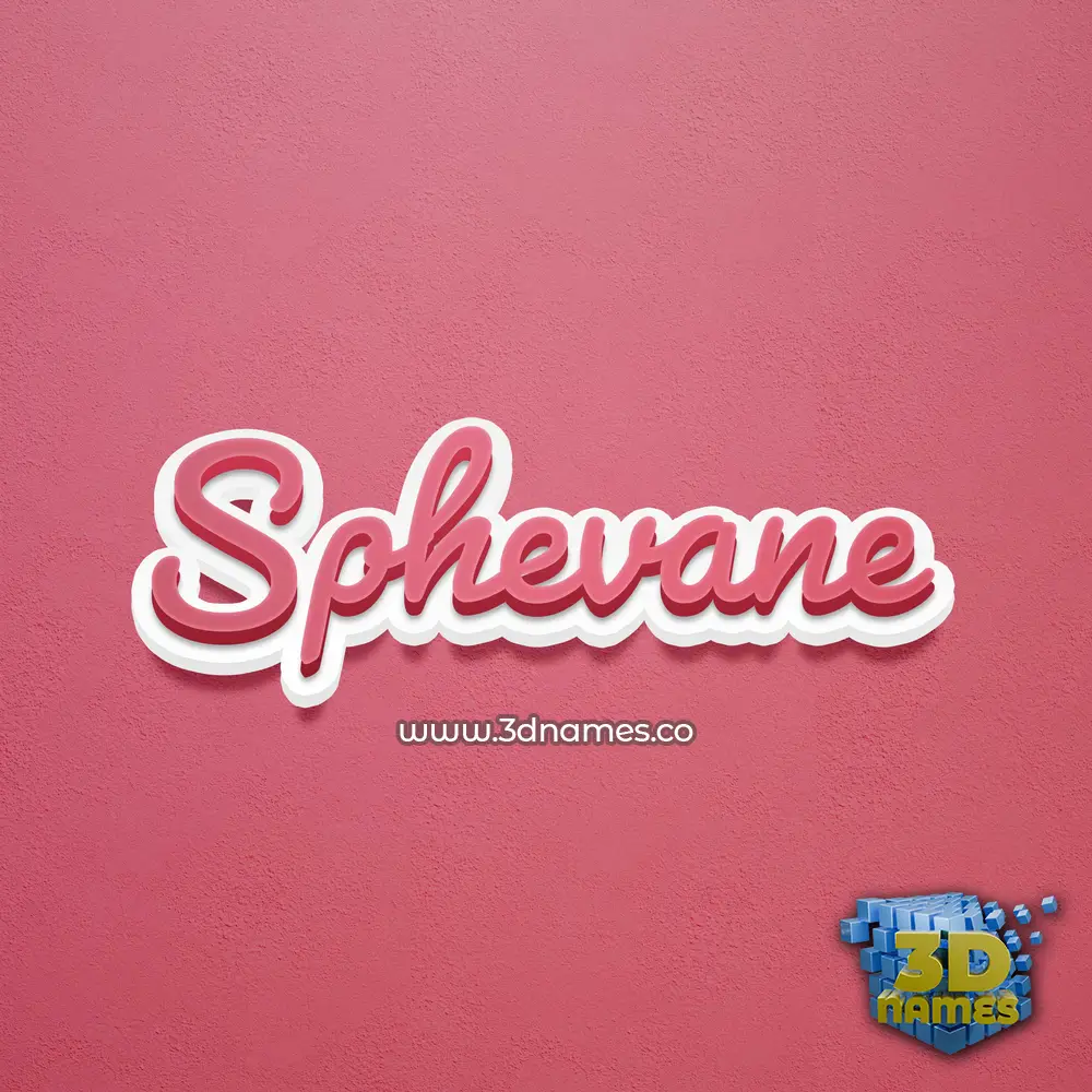 sphevane in Red Scribble style - 3D name wallpaper sphevane in Red Scribble style - 3D name wallpaper