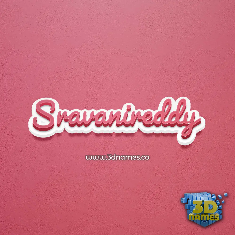 sravanireddy in Red Scribble style - 3D name wallpaper sravanireddy in Red Scribble style - 3D name wallpaper