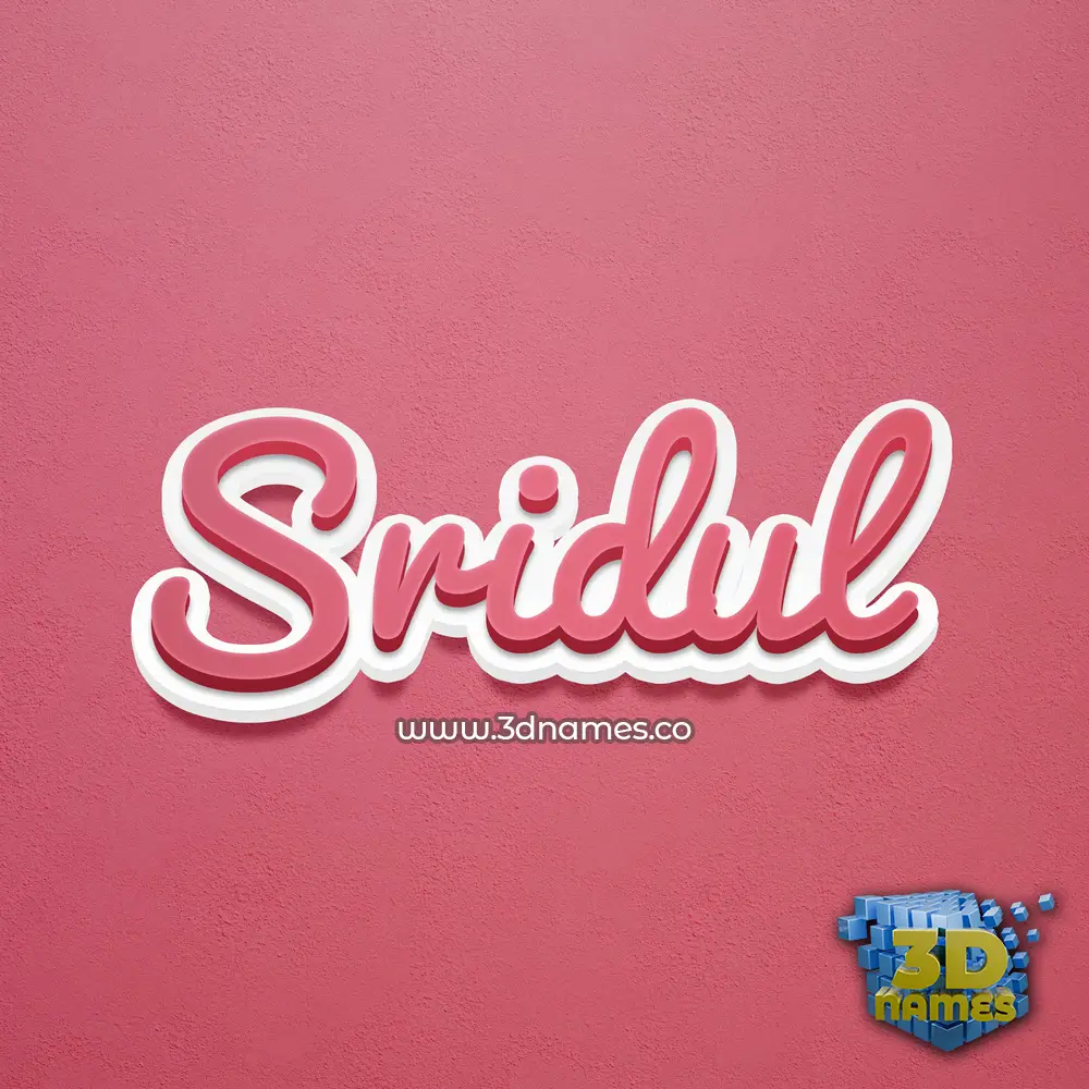 sridul in Red Scribble style - 3D name wallpaper sridul in Red Scribble style - 3D name wallpaper