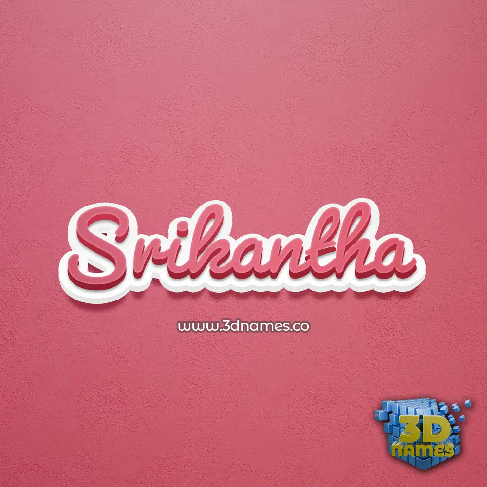 srikantha in Red Scribble style - 3D name wallpaper srikantha in Red Scribble style - 3D name wallpaper