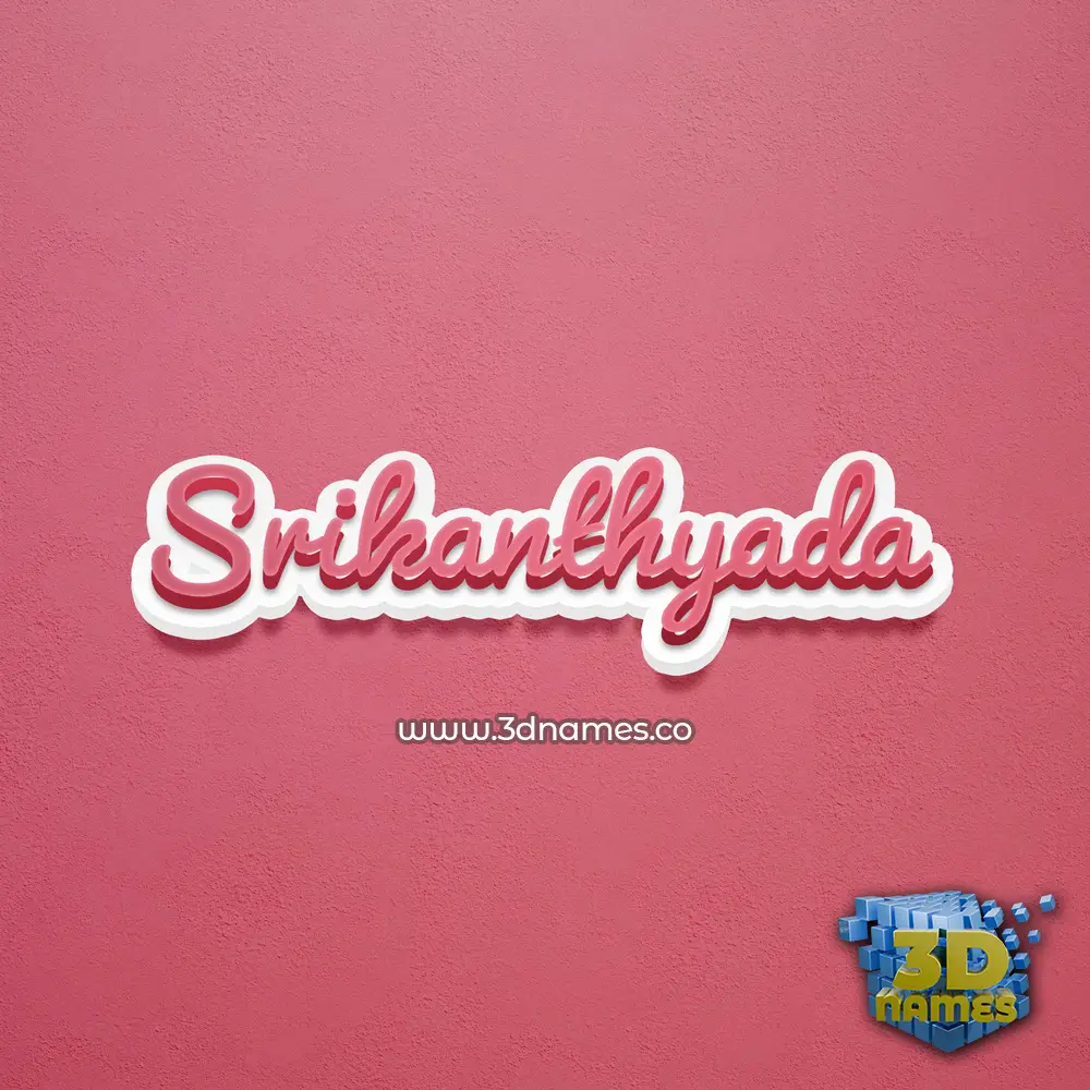 srikanthyada in Red Scribble style - 3D name wallpaper srikanthyada in Red Scribble style - 3D name wallpaper