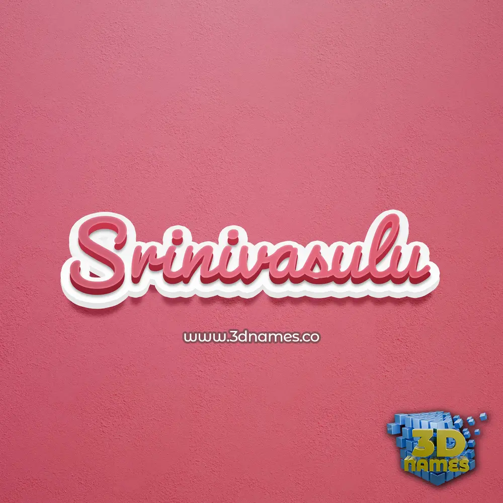 srinivasulu in Red Scribble style - 3D name wallpaper srinivasulu in Red Scribble style - 3D name wallpaper