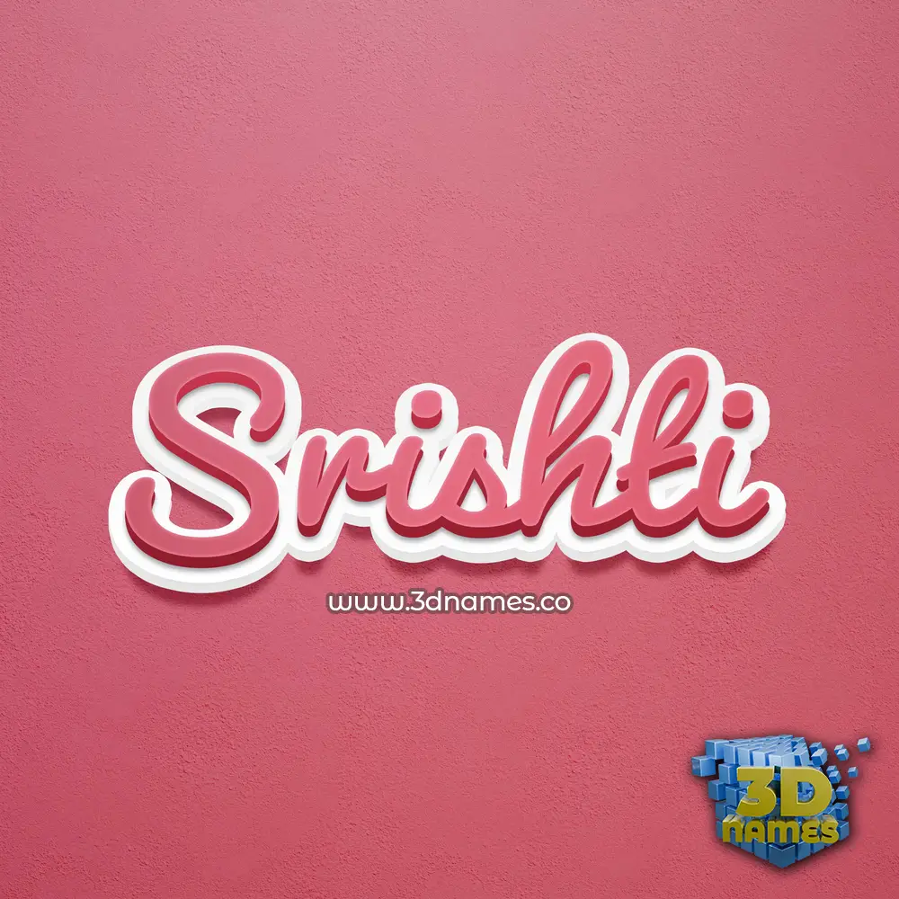 srishti in Red Scribble style - 3D name wallpaper srishti in Red Scribble style - 3D name wallpaper