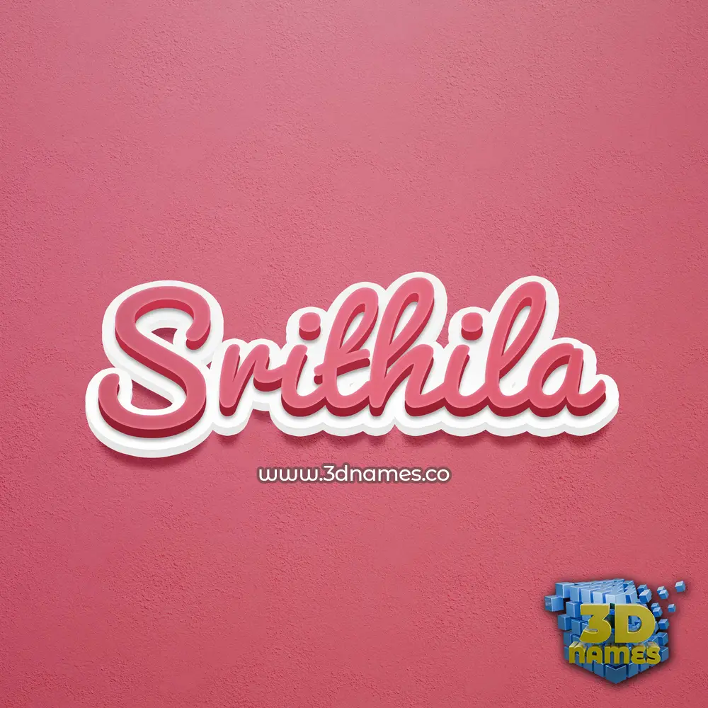 srithila in Red Scribble style - 3D name wallpaper srithila in Red Scribble style - 3D name wallpaper