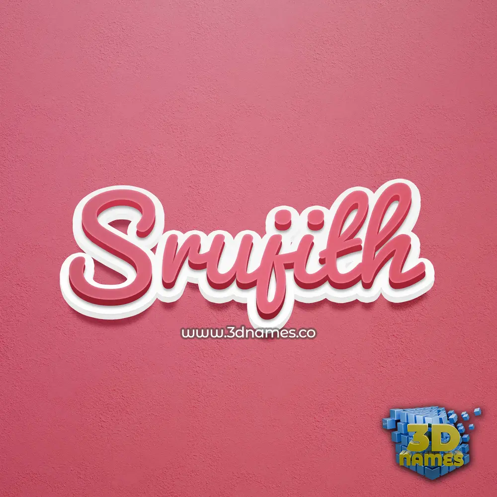 srujith in Red Scribble style - 3D name wallpaper srujith in Red Scribble style - 3D name wallpaper