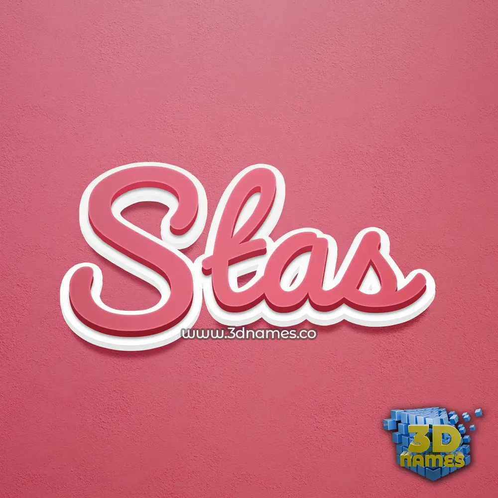 stas in Red Scribble style - 3D name wallpaper stas in Red Scribble style - 3D name wallpaper