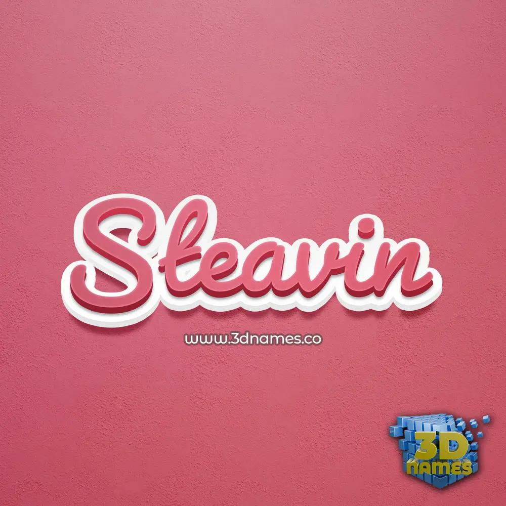 steavin in Red Scribble style - 3D name wallpaper steavin in Red Scribble style - 3D name wallpaper