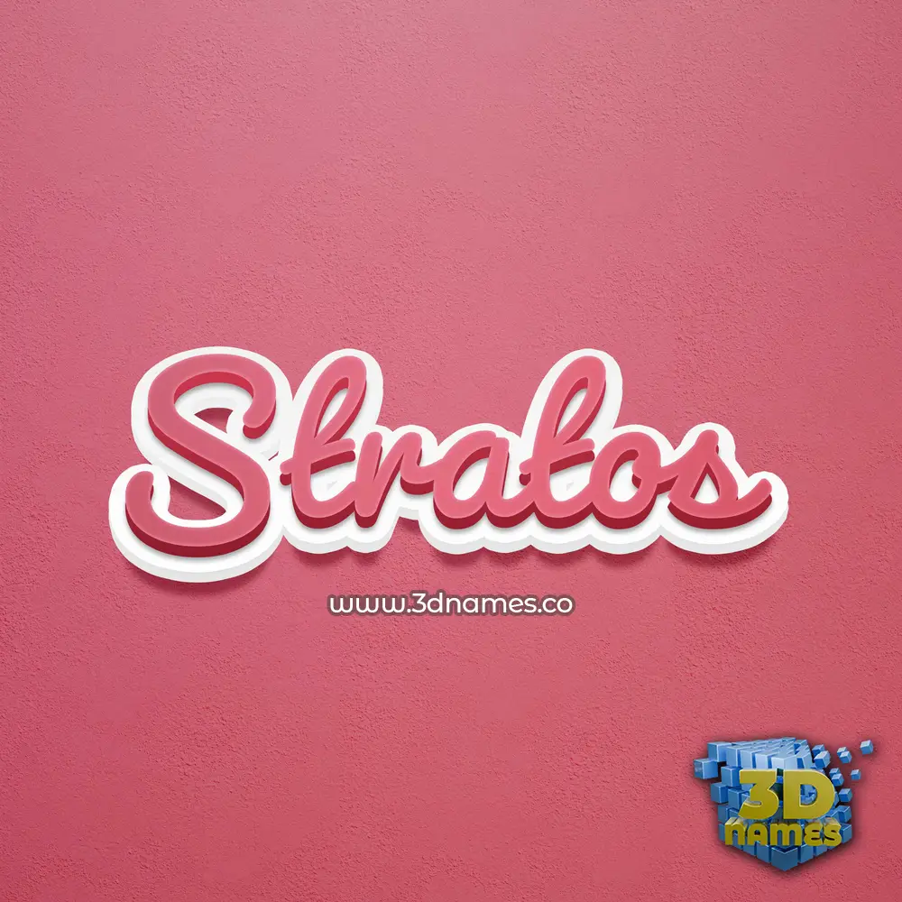 stratos in Red Scribble style - 3D name wallpaper stratos in Red Scribble style - 3D name wallpaper