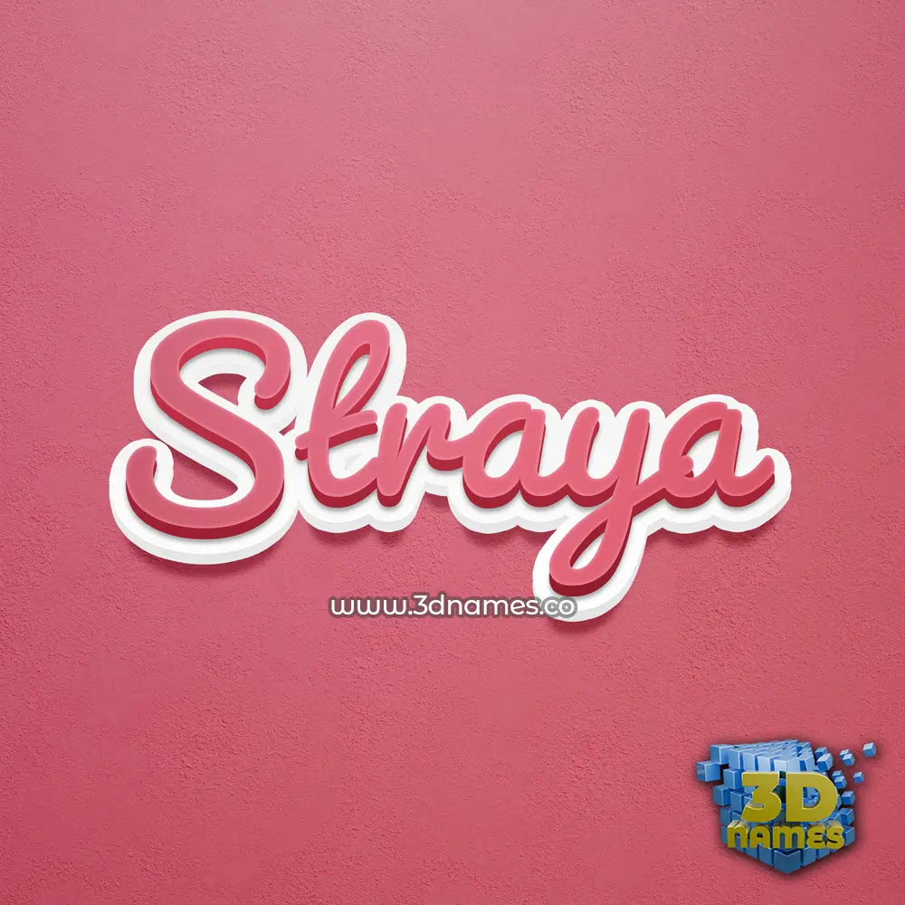 straya in Red Scribble style - 3D name wallpaper straya in Red Scribble style - 3D name wallpaper