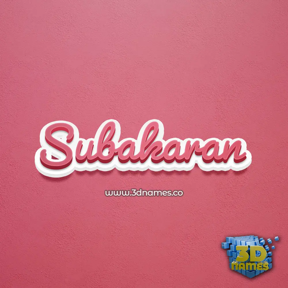 subakaran in Red Scribble style - 3D name wallpaper subakaran in Red Scribble style - 3D name wallpaper