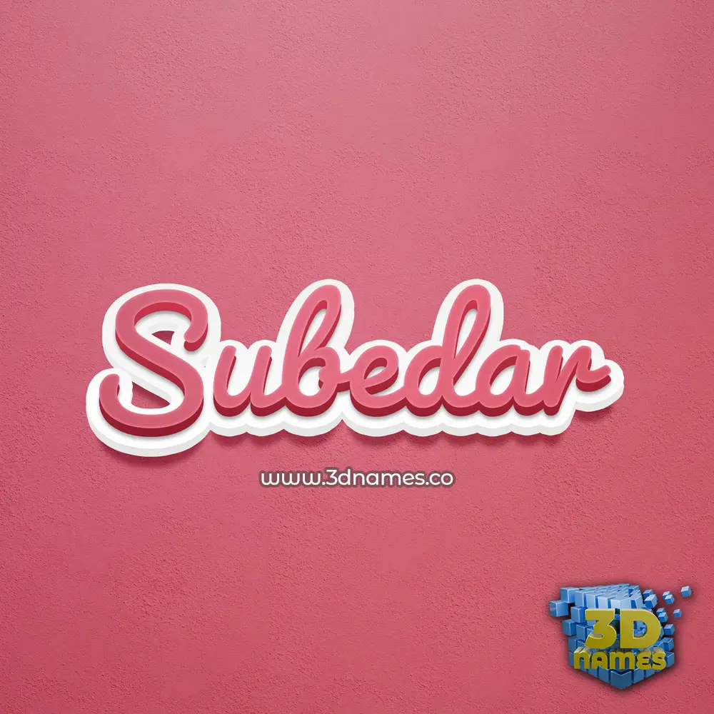 subedar in Red Scribble style - 3D name wallpaper subedar in Red Scribble style - 3D name wallpaper