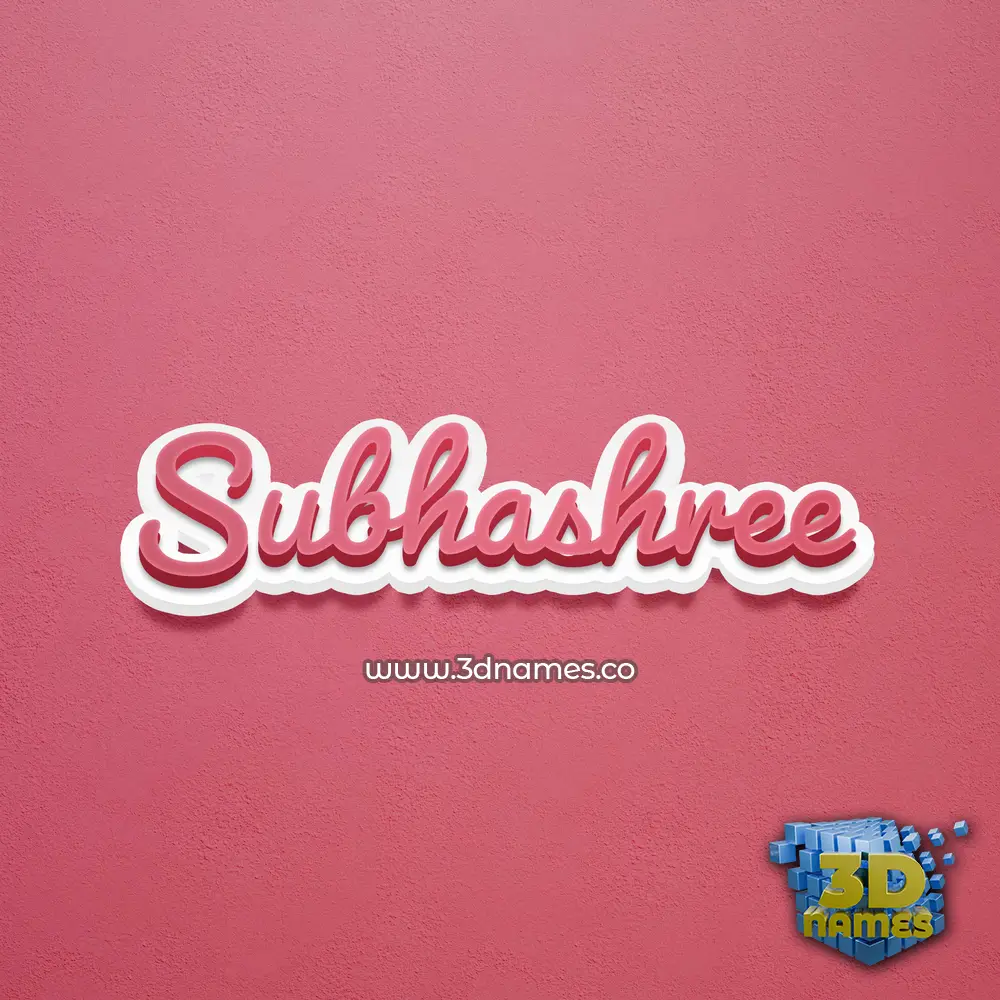 subhashree in Red Scribble style - 3D name wallpaper subhashree in Red Scribble style - 3D name wallpaper