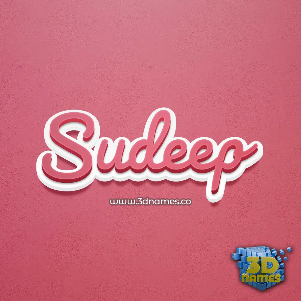sudeep in Red Scribble style - 3D name wallpaper sudeep in Red Scribble style - 3D name wallpaper