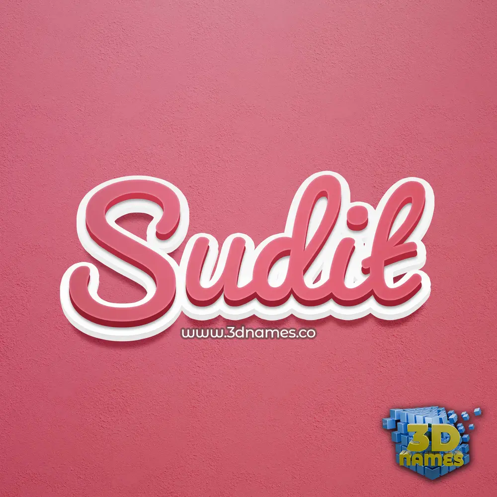 sudit in Red Scribble style - 3D name wallpaper sudit in Red Scribble style - 3D name wallpaper