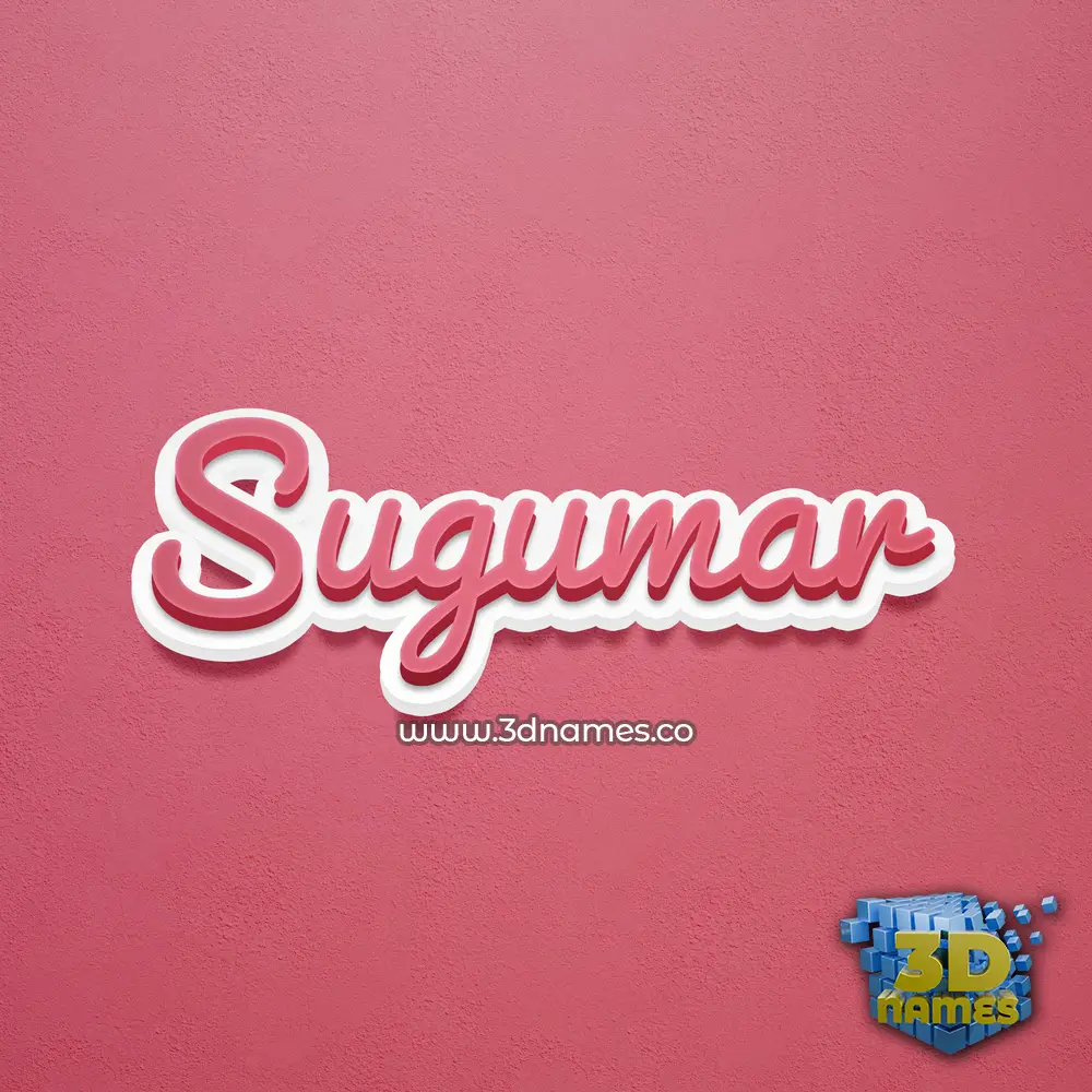 sugumar in Red Scribble style - 3D name wallpaper sugumar in Red Scribble style - 3D name wallpaper