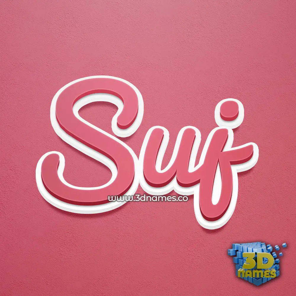 suj in Red Scribble style - 3D name wallpaper suj in Red Scribble style - 3D name wallpaper