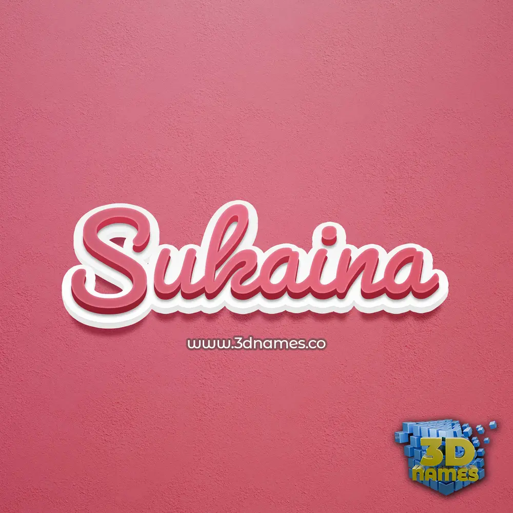 sukaina in Red Scribble style - 3D name wallpaper sukaina in Red Scribble style - 3D name wallpaper
