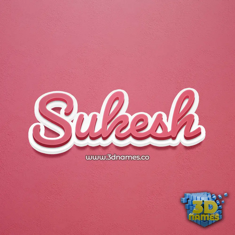 sukesh in Red Scribble style - 3D name wallpaper sukesh in Red Scribble style - 3D name wallpaper