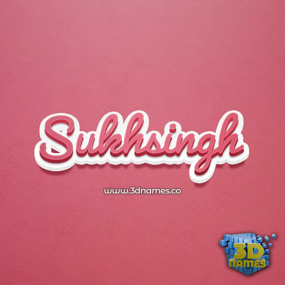 sukhsingh in Red Scribble style - 3D name wallpaper sukhsingh in Red Scribble style - 3D name wallpaper