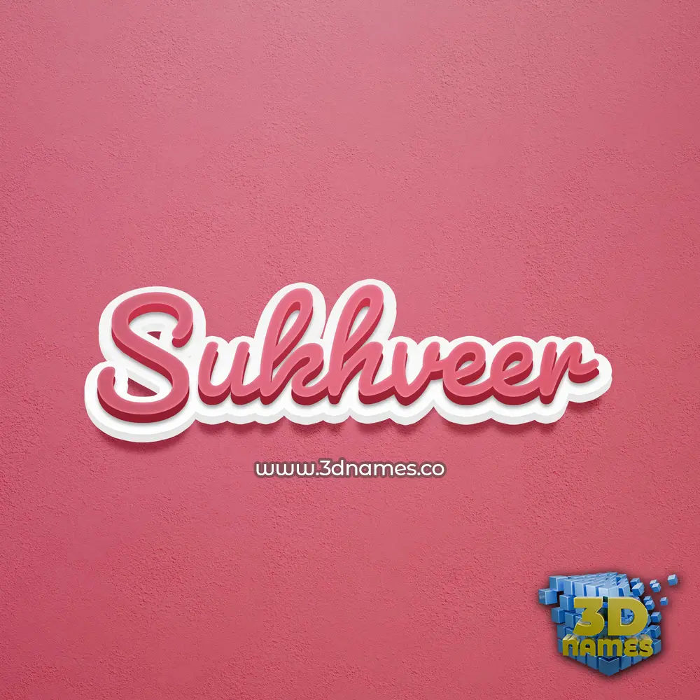 sukhveer in Red Scribble style - 3D name wallpaper sukhveer in Red Scribble style - 3D name wallpaper
