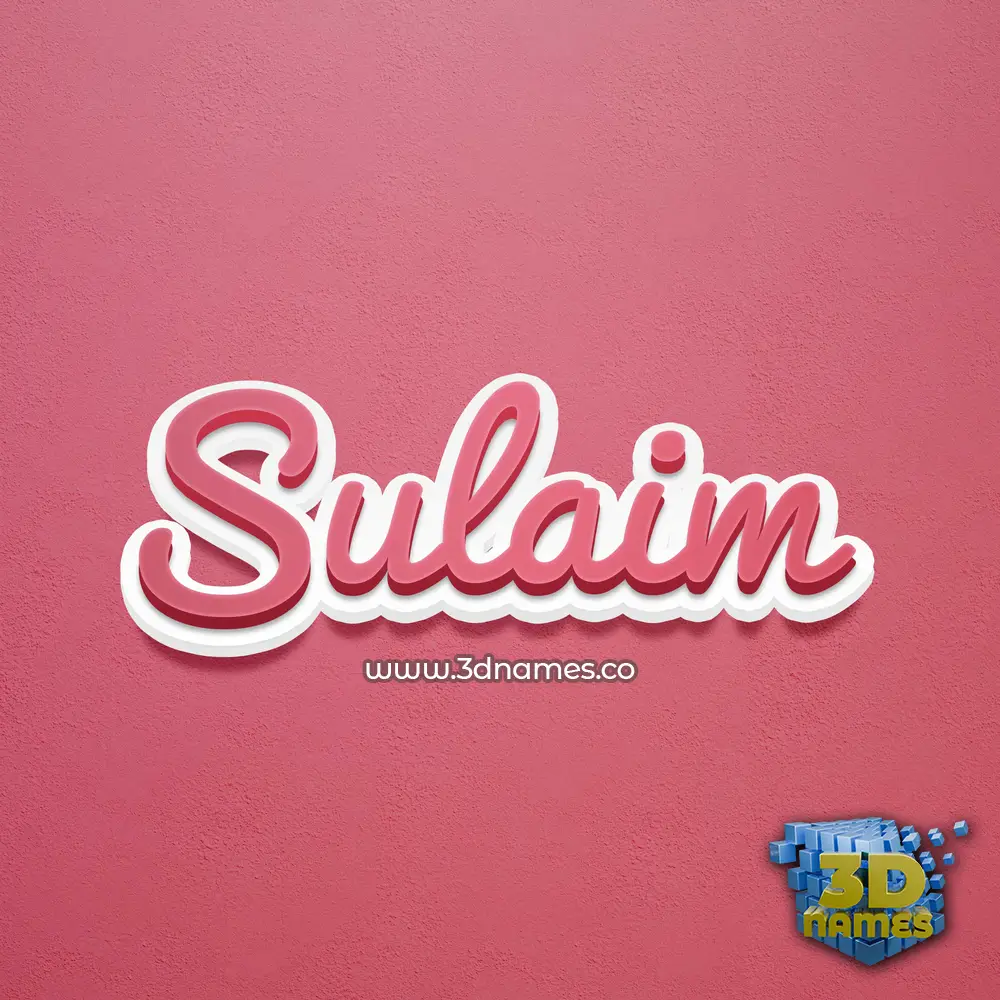 sulaim in Red Scribble style - 3D name wallpaper sulaim in Red Scribble style - 3D name wallpaper