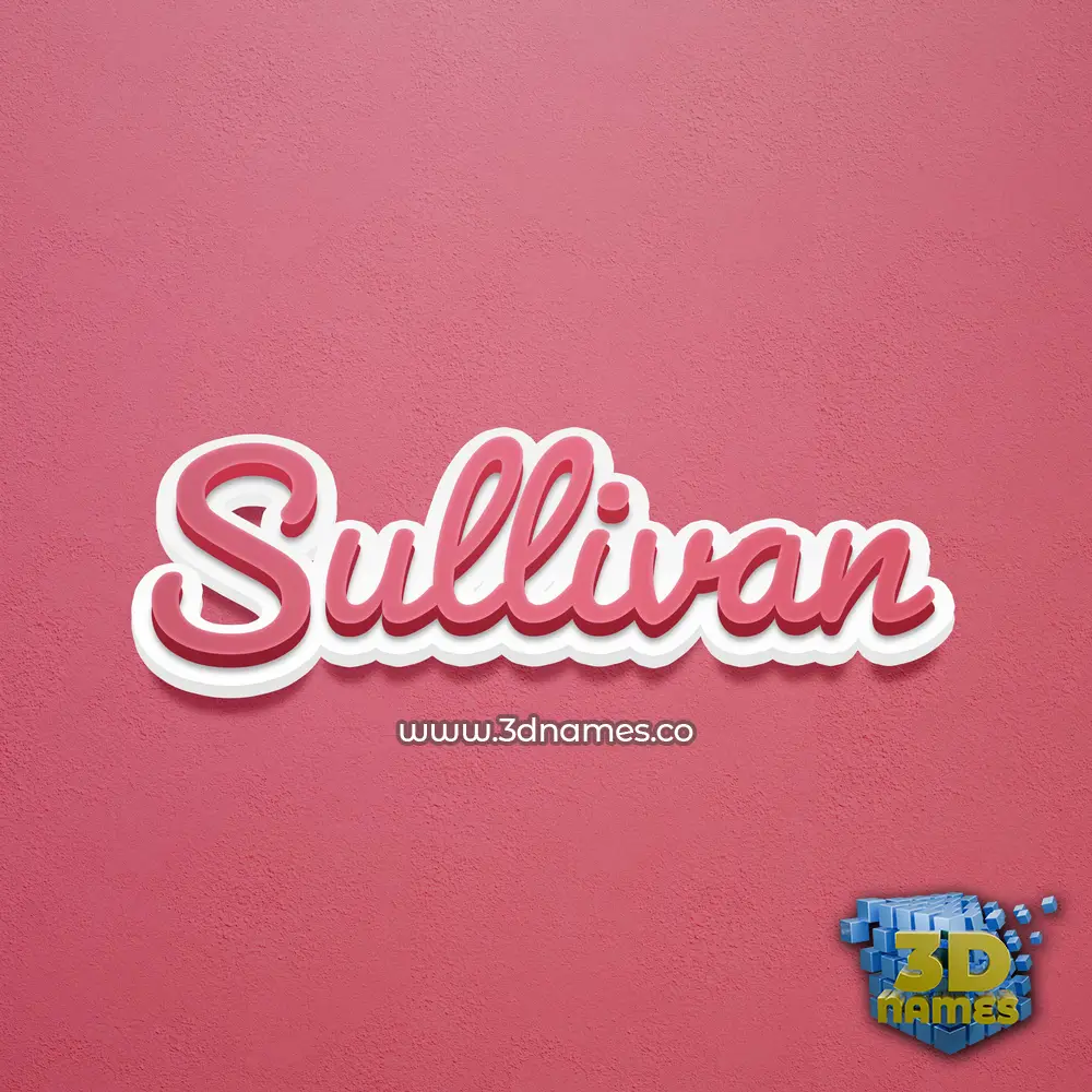 sullivan in Red Scribble style - 3D name wallpaper sullivan in Red Scribble style - 3D name wallpaper