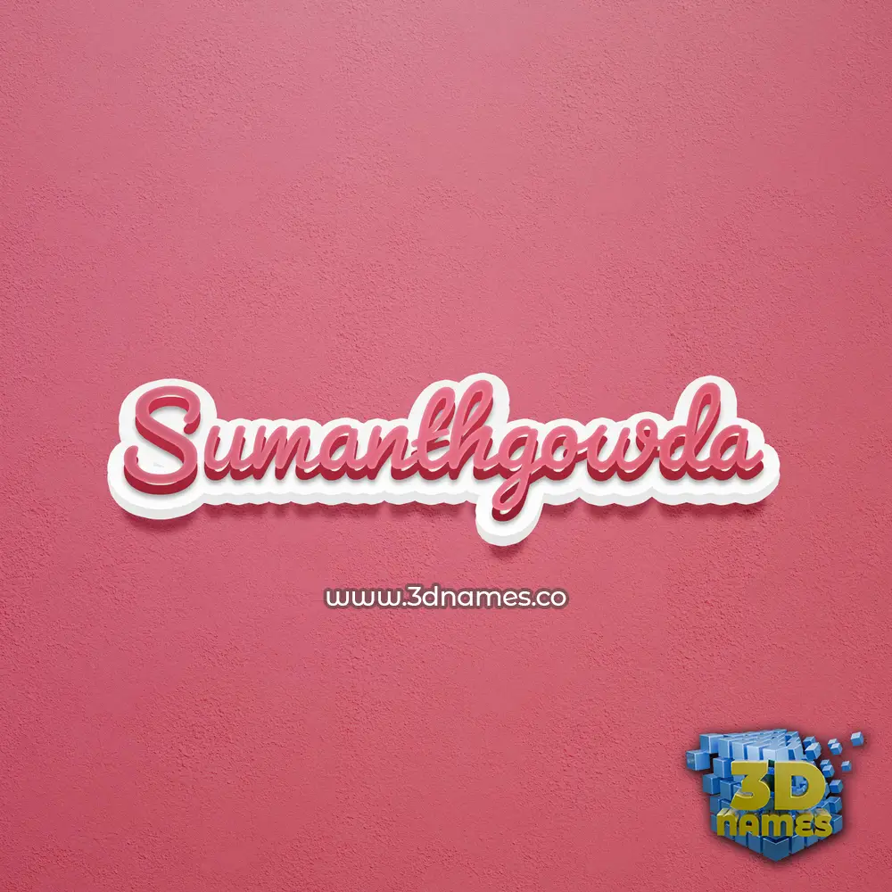 sumanthgowda in Red Scribble style - 3D name wallpaper sumanthgowda in Red Scribble style - 3D name wallpaper