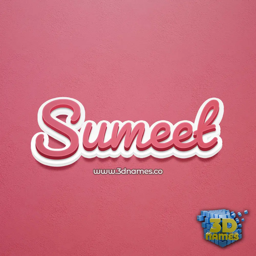 sumeet in Red Scribble style - 3D name wallpaper sumeet in Red Scribble style - 3D name wallpaper