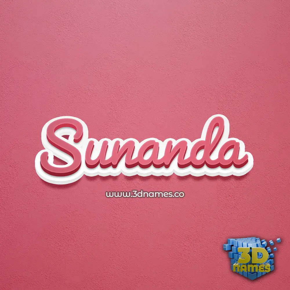 sunanda in Red Scribble style - 3D name wallpaper sunanda in Red Scribble style - 3D name wallpaper