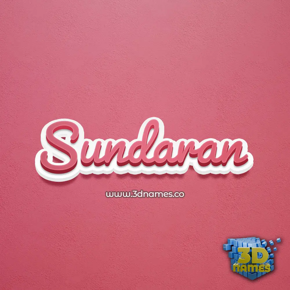 sundaran in Red Scribble style - 3D name wallpaper sundaran in Red Scribble style - 3D name wallpaper