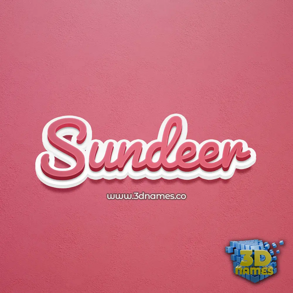 sundeer in Red Scribble style - 3D name wallpaper sundeer in Red Scribble style - 3D name wallpaper