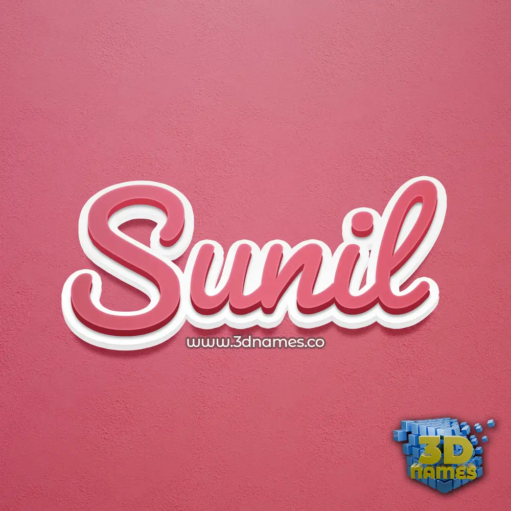 sunil in Red Scribble style - 3D name wallpaper sunil in Red Scribble style - 3D name wallpaper