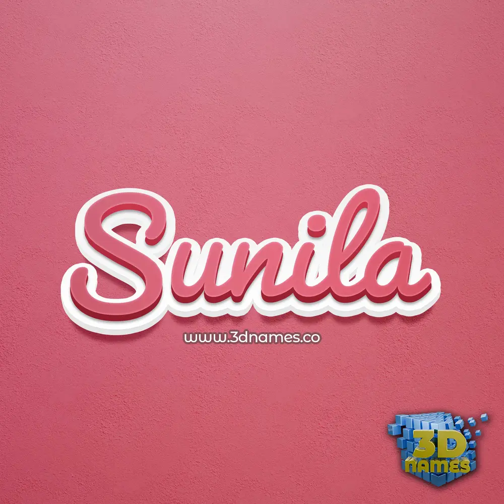 sunila in Red Scribble style - 3D name wallpaper sunila in Red Scribble style - 3D name wallpaper