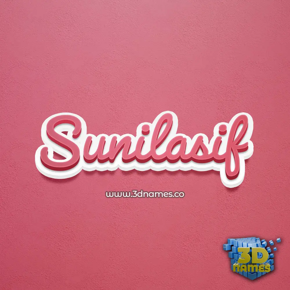sunilasif in Red Scribble style - 3D name wallpaper sunilasif in Red Scribble style - 3D name wallpaper