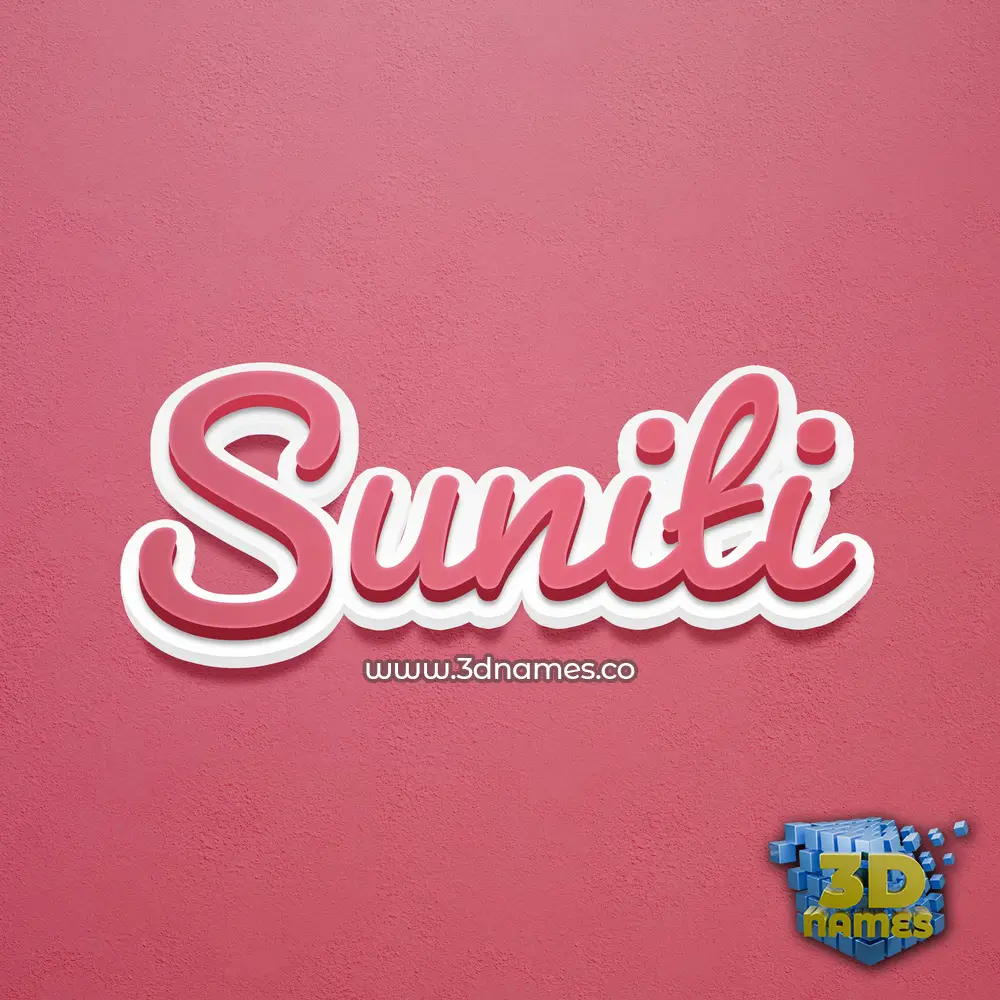 suniti in Red Scribble style - 3D name wallpaper suniti in Red Scribble style - 3D name wallpaper