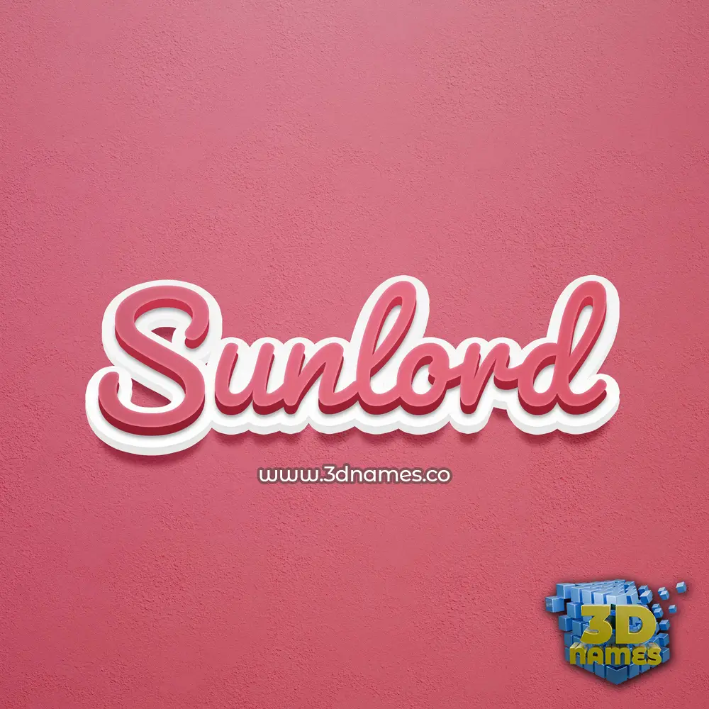 sunlord in Red Scribble style - 3D name wallpaper sunlord in Red Scribble style - 3D name wallpaper