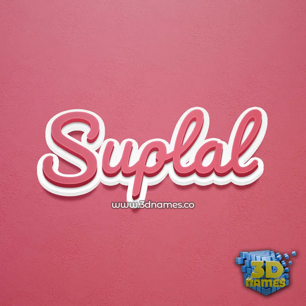 suplal in Red Scribble style - 3D name wallpaper suplal in Red Scribble style - 3D name wallpaper
