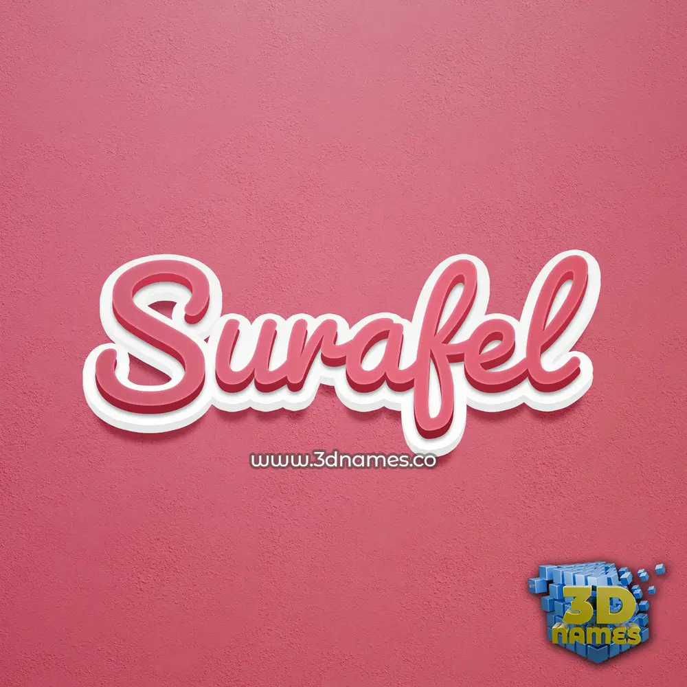 surafel in Red Scribble style - 3D name wallpaper surafel in Red Scribble style - 3D name wallpaper