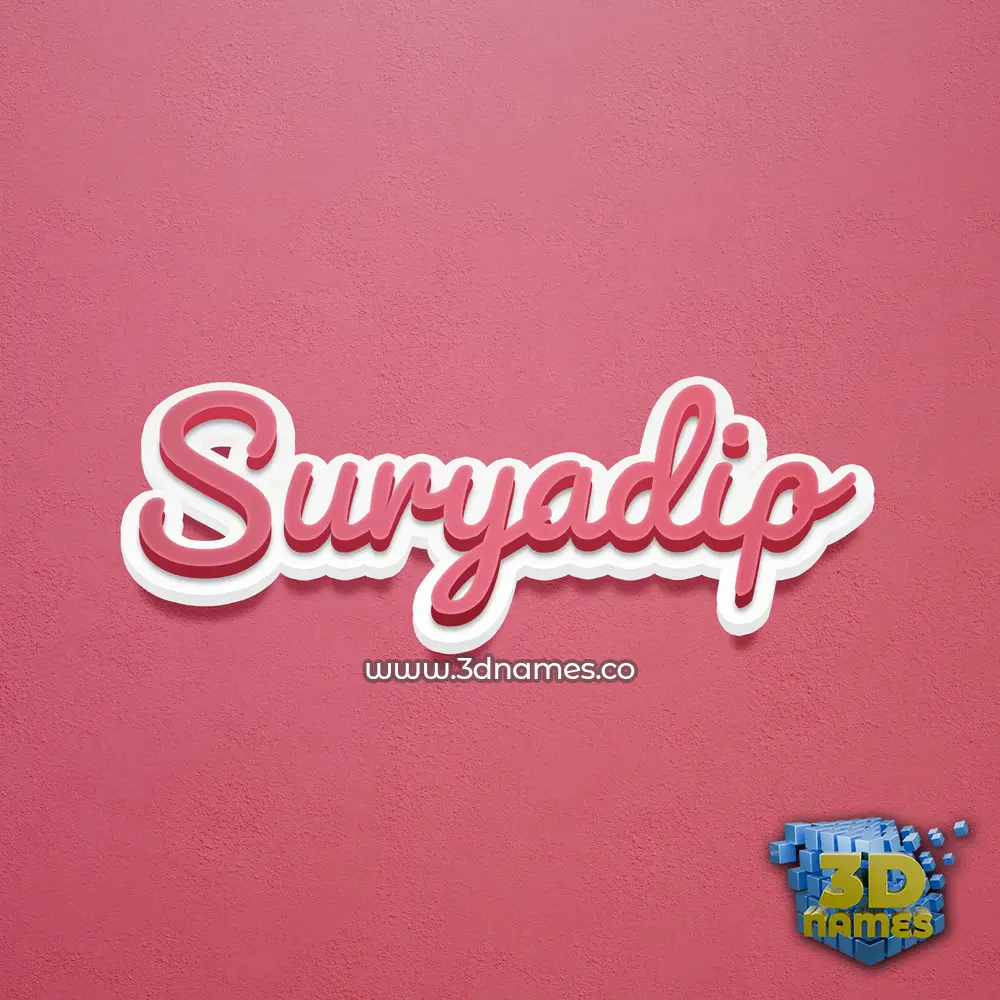 suryadip in Red Scribble style - 3D name wallpaper suryadip in Red Scribble style - 3D name wallpaper