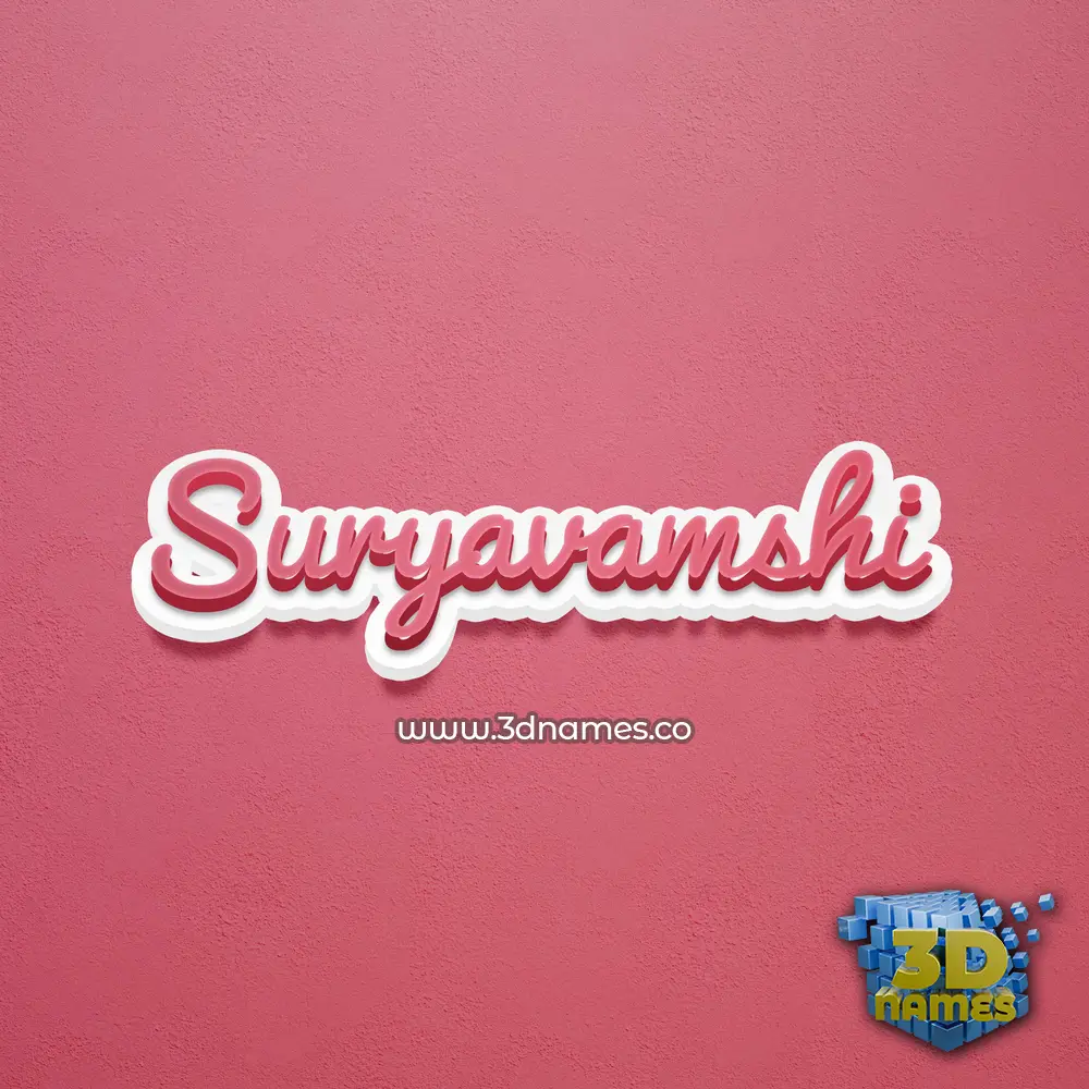 suryavamshi in Red Scribble style - 3D name wallpaper suryavamshi in Red Scribble style - 3D name wallpaper