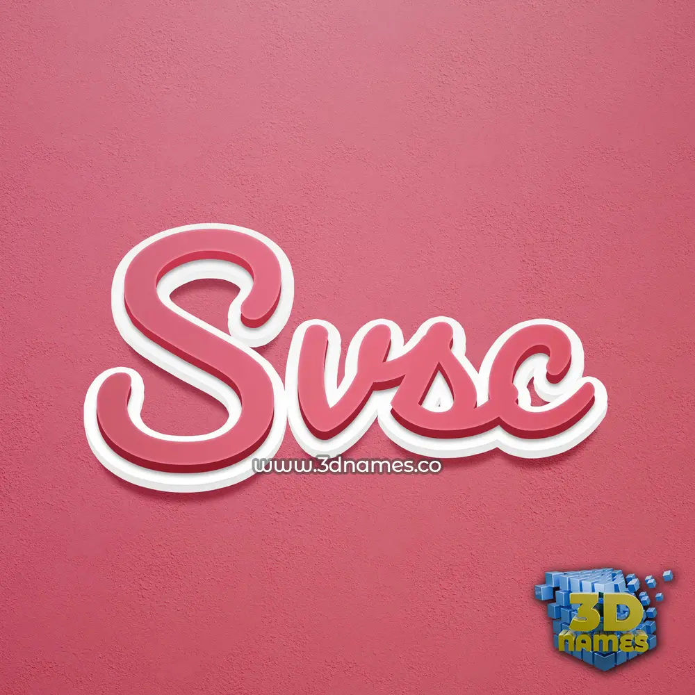 svsc in Red Scribble style - 3D name wallpaper svsc in Red Scribble style - 3D name wallpaper