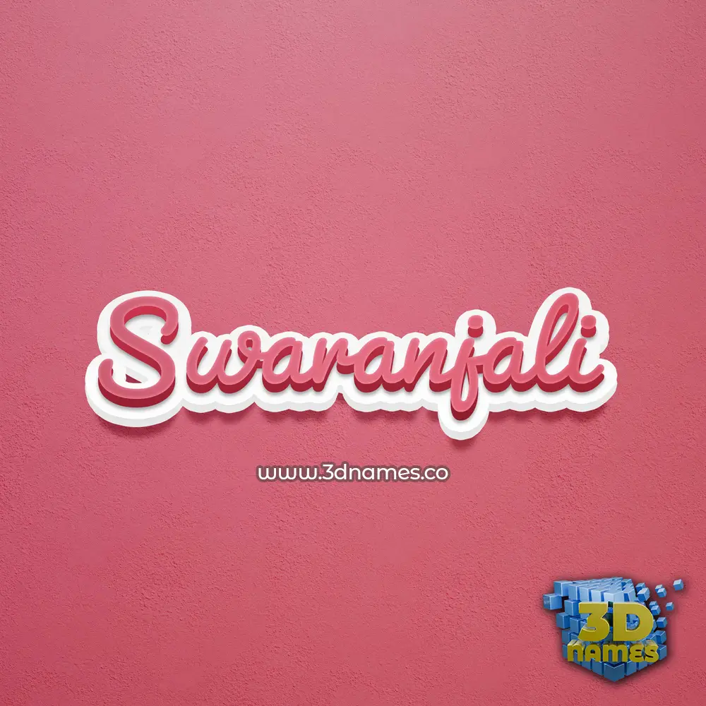 swaranjali in Red Scribble style - 3D name wallpaper swaranjali in Red Scribble style - 3D name wallpaper