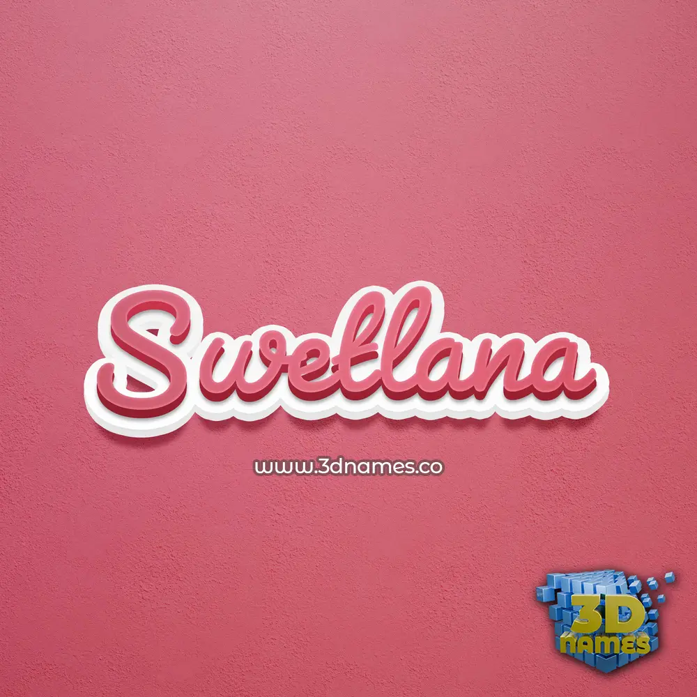 swetlana in Red Scribble style - 3D name wallpaper swetlana in Red Scribble style - 3D name wallpaper
